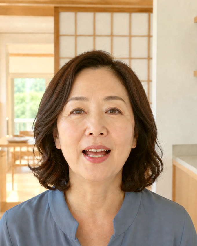 Yuki Brandt in ihrer Küche